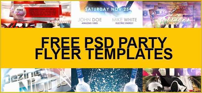 Party Flyer Template Free Download Of Flyers