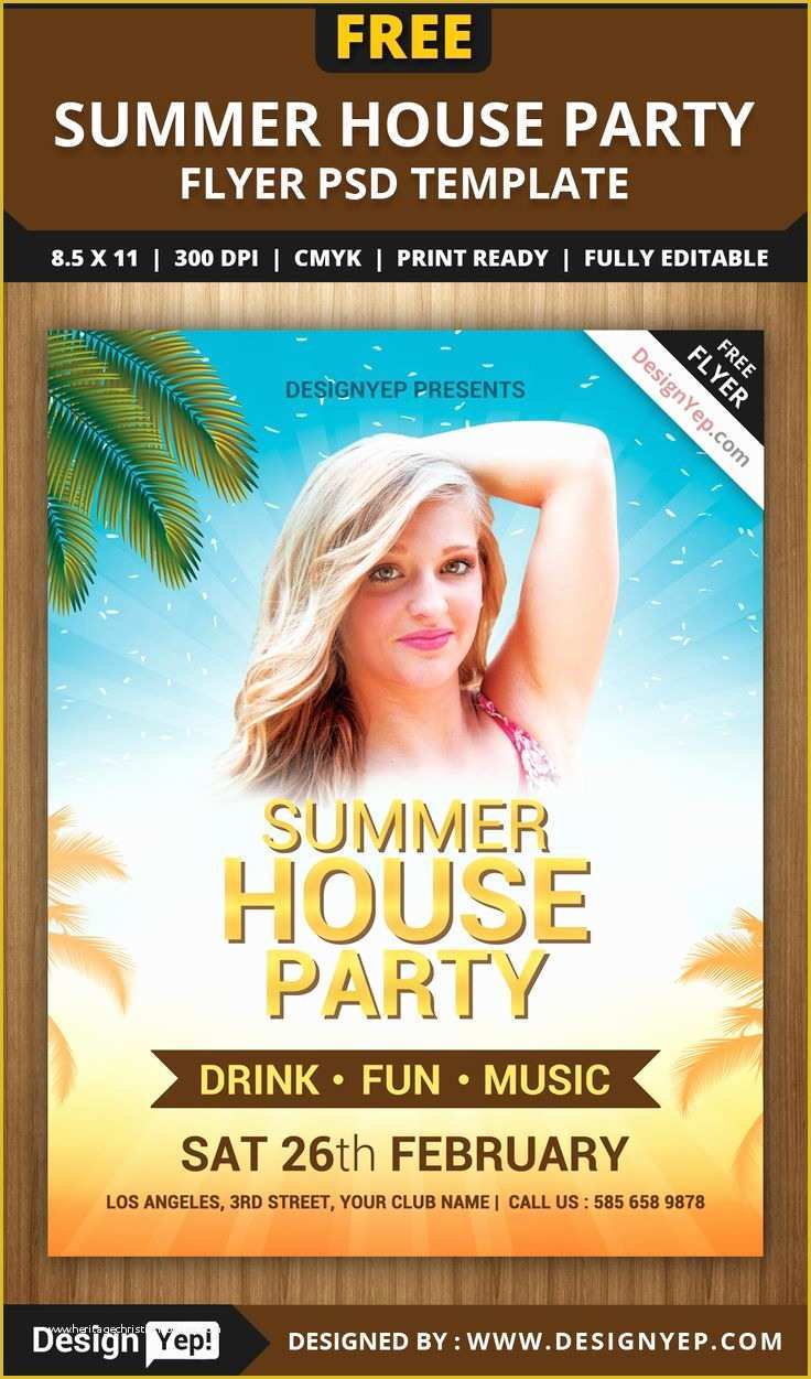 Party Flyer Template Free Of 64 Best Images About Free Flyers On Pinterest