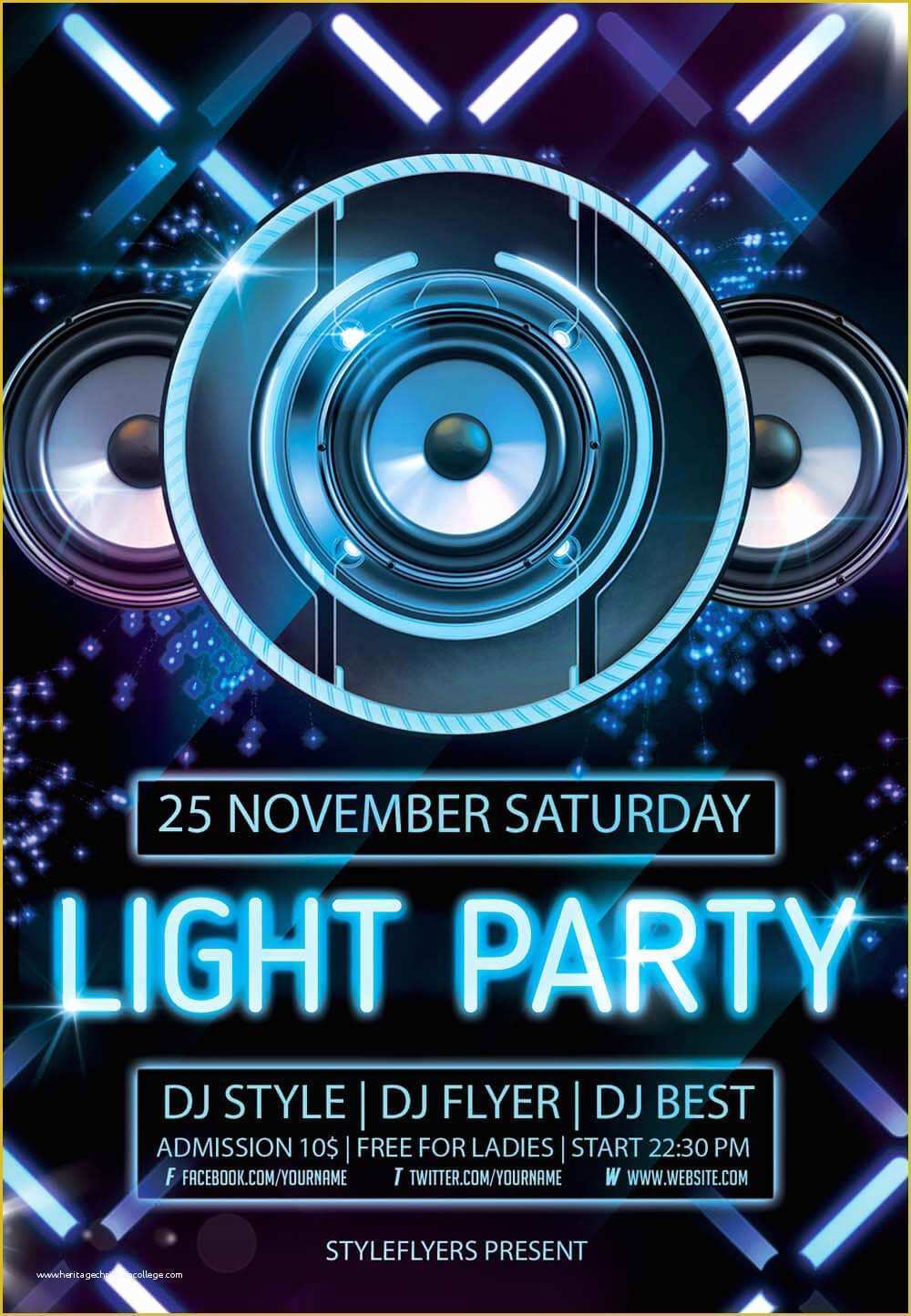 Party Flyer Template Free Of New Party Season Free Psd Flyer Templates Graphicsfuel