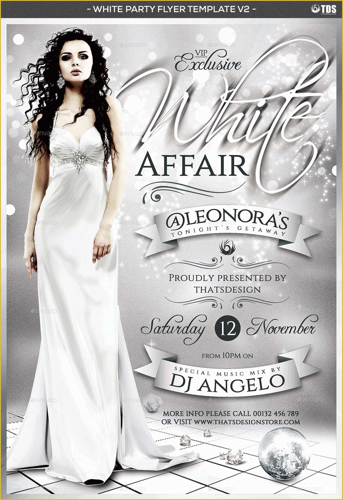 Party Flyer Template Free Of White Party Flyer Template Yourweek 1a82c4eca25e