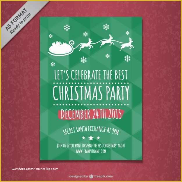 Party Poster Template Free Download Of Christmas Party Poster Template Vector