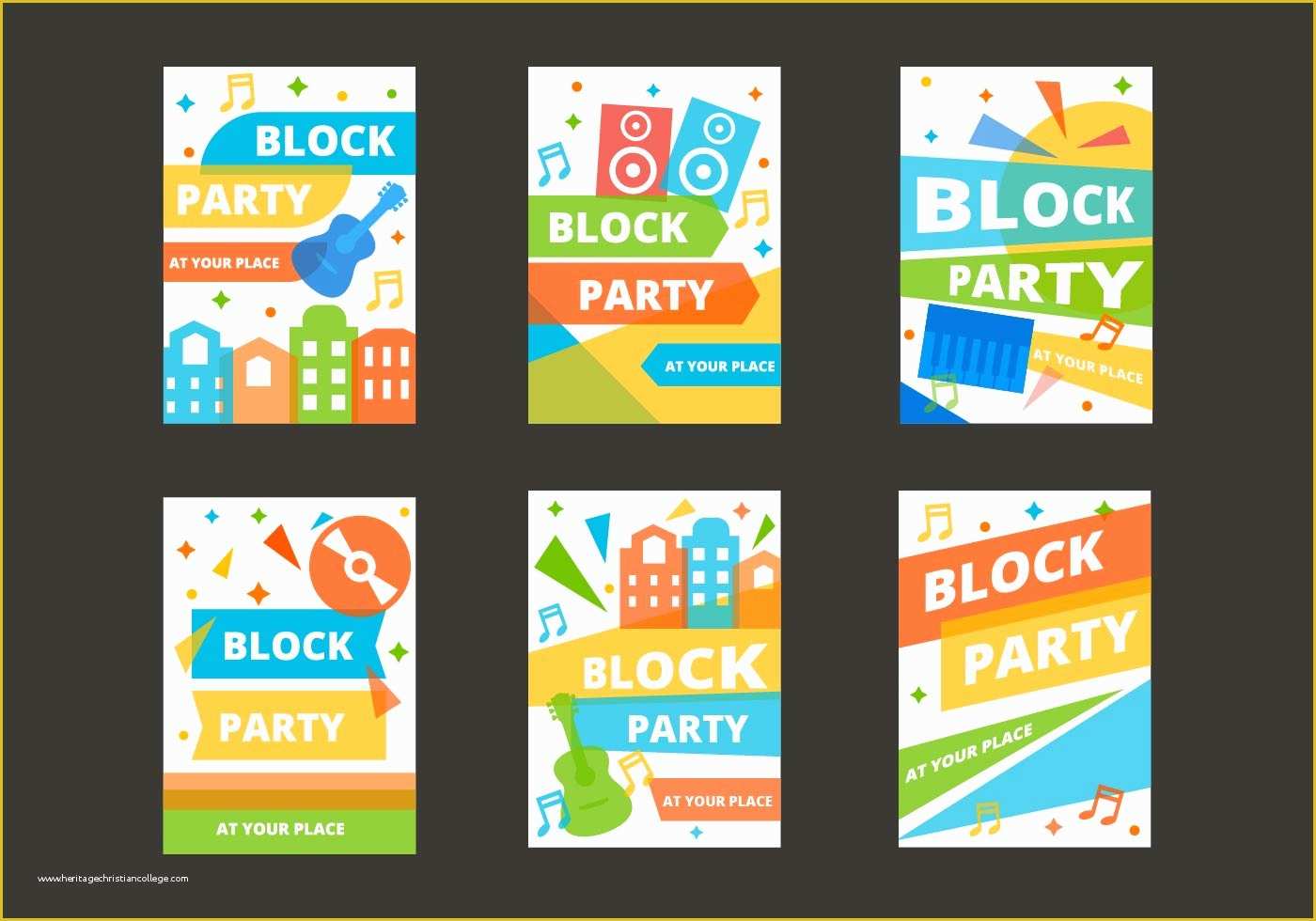 Party Poster Template Free Download Of Free Block Party Template Poster Vector Download Free