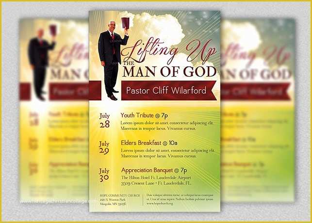 Pastor Anniversary Flyer Free Template Of Fathers Day Archives