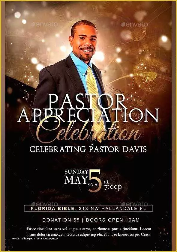 Pastor Anniversary Flyer Free Template Of Pastor Appreciation Flyer