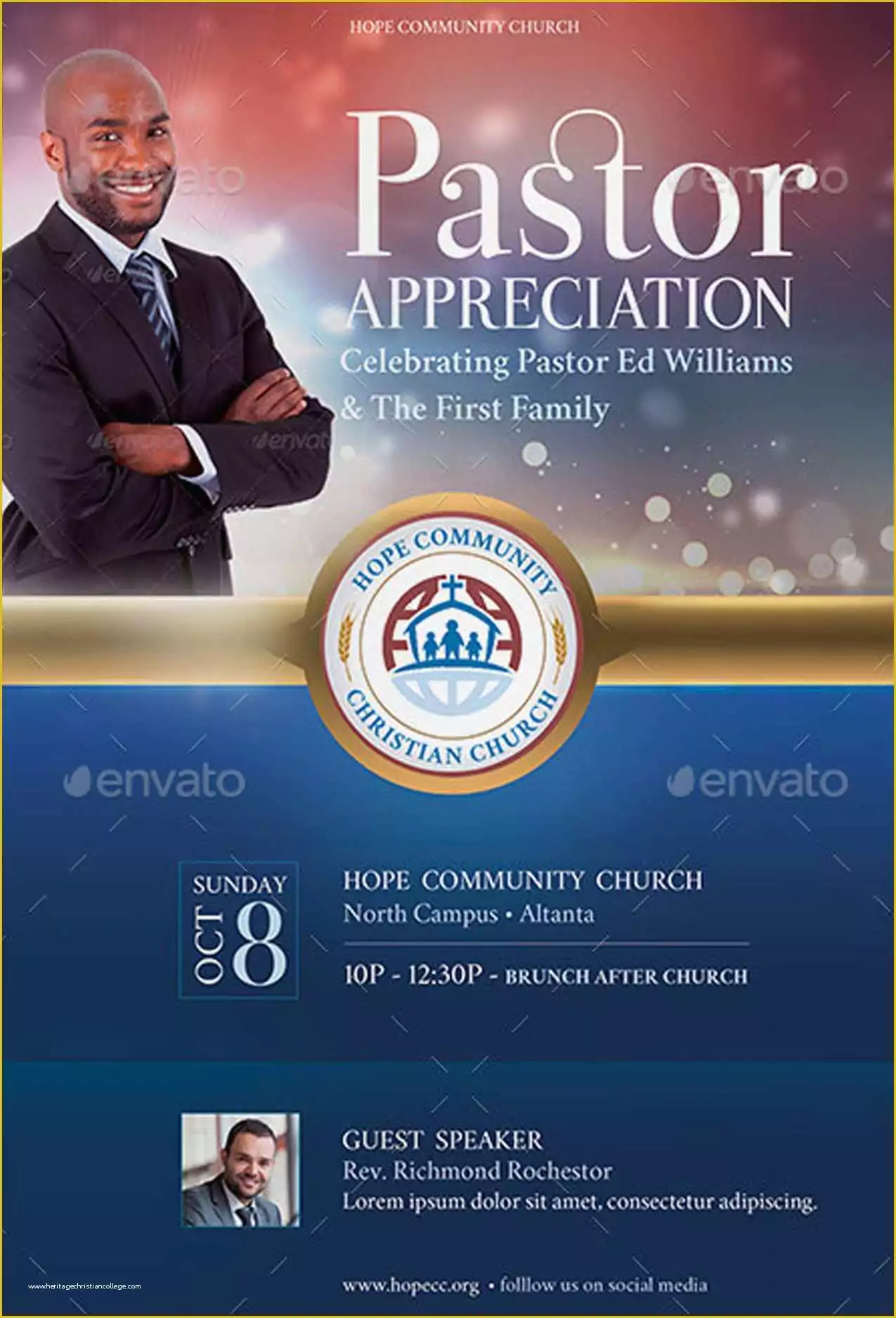 Pastor Anniversary Flyer Free Template Of Pastor Appreciation Flyer Templates