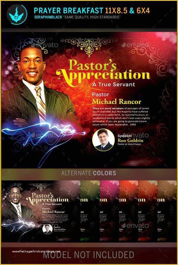 Pastor Anniversary Flyer Free Template Of Pastor S Appreciation Church Flyer Template