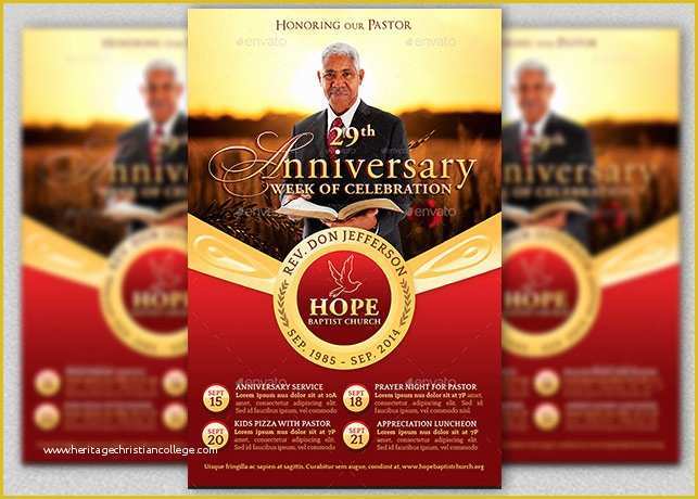 Pastor Anniversary Flyer Free Template Of Prayer Breakfast Archives