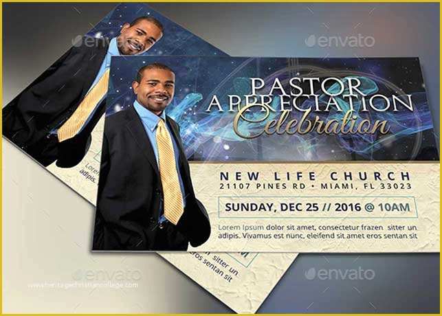 Pastor Anniversary Flyer Free Template Of Starlight Pastor Anniversary Flyer Template Vol 3