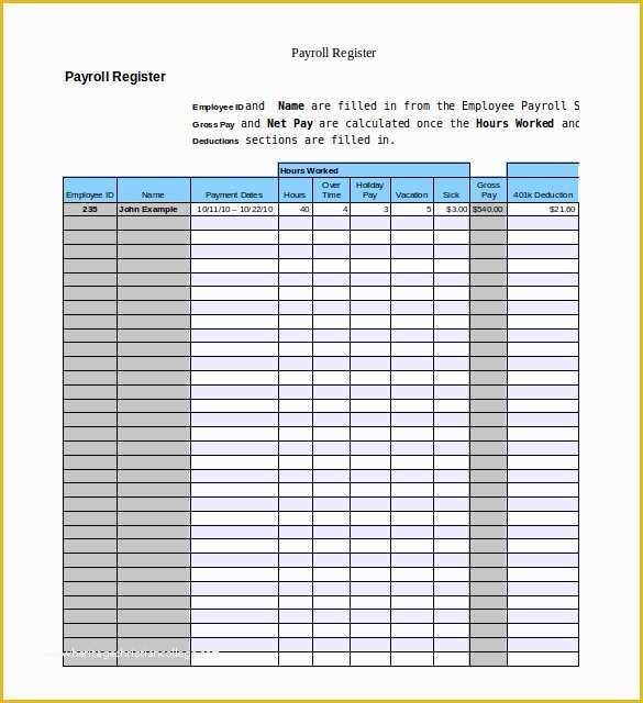 Paycheck Template Free Of 15 Payroll Templates Pdf Word Excel