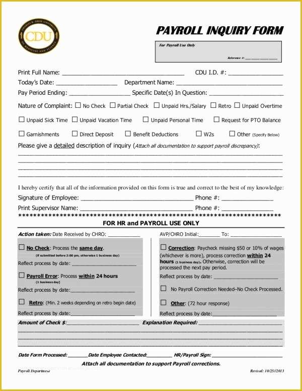 Payroll Check Template Free form Of 26 Payroll Samples & Templates In Pdf