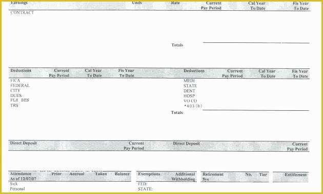 Payroll Check Template Free form Of Payroll Check Template Free form