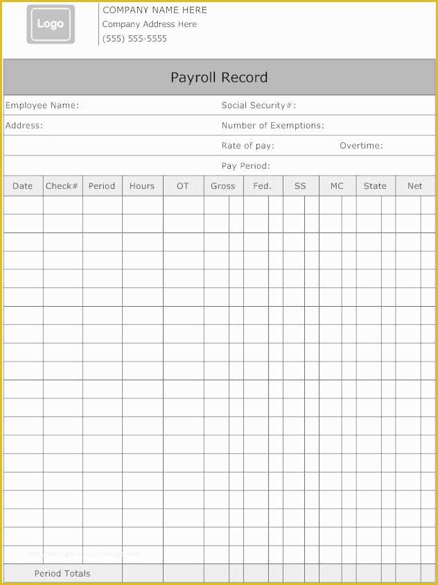 Payroll Check Template Free form Of Payroll form Templates Google Search