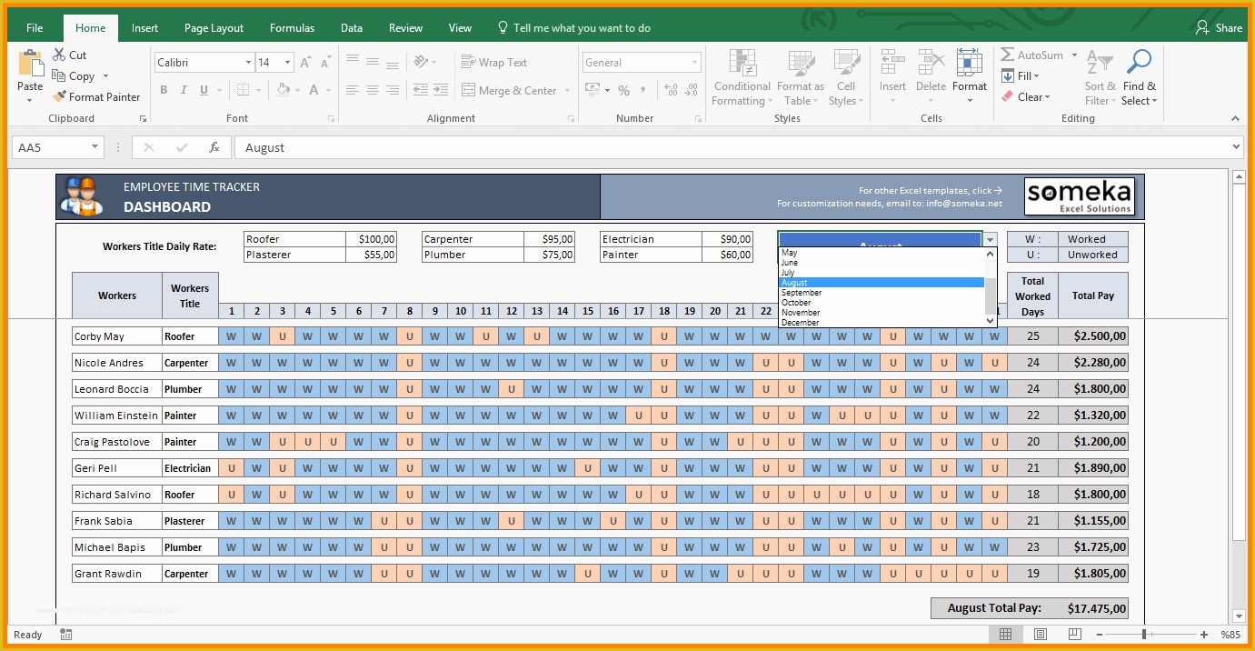 Payroll Template Excel Free Of 5 Payroll Excel Spreadsheet Free