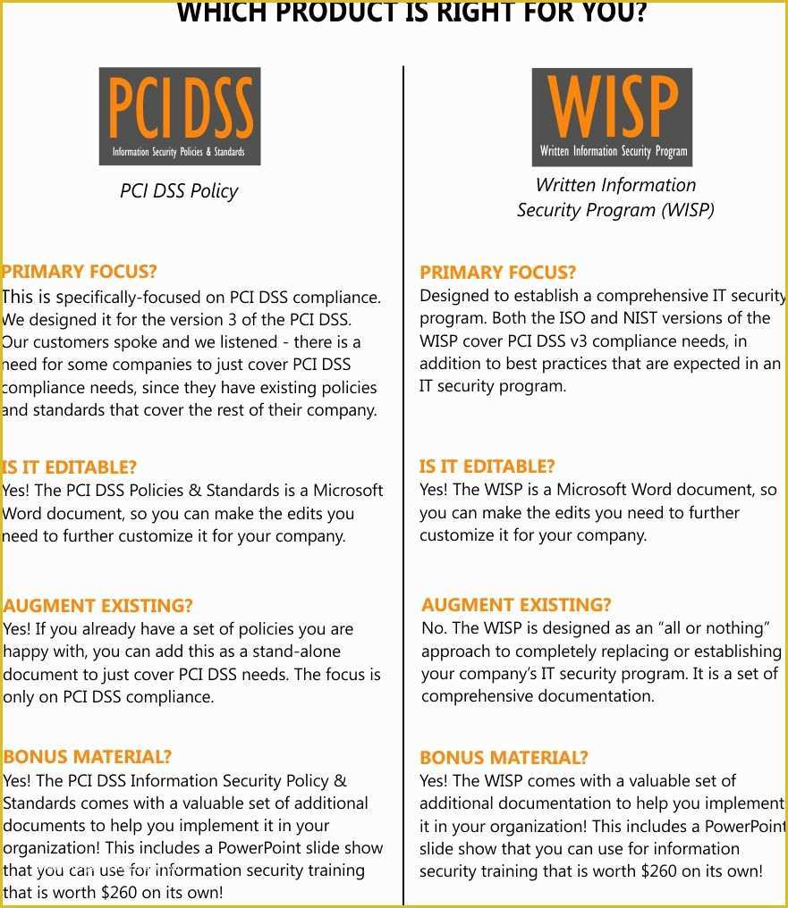 Pci Compliance Policy Templates Free Of Pci Dss V3 1 Information Security Policies & Standards
