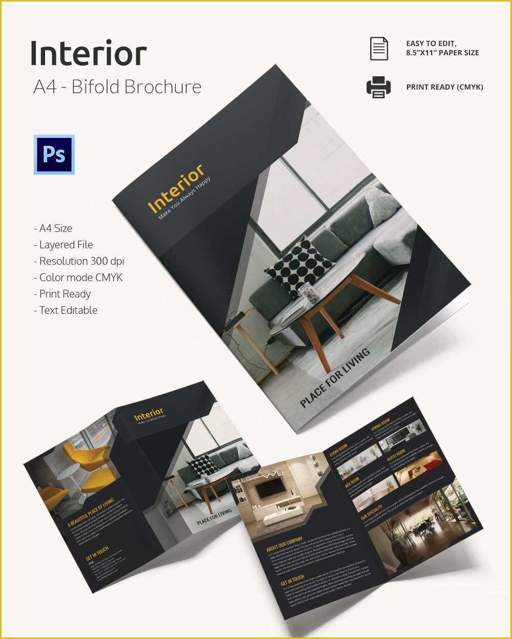Pdf Design Templates Free Of 17 Interior Decoration Brochure – Free Word Psd Pdf