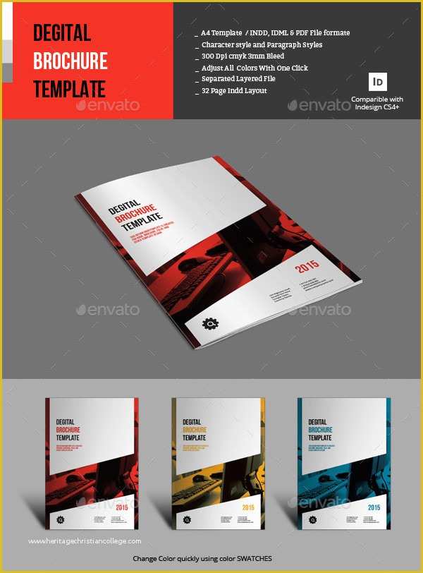 Pdf Design Templates Free Of 18 Fresh Digital Brochure Templates Free Psd Vector