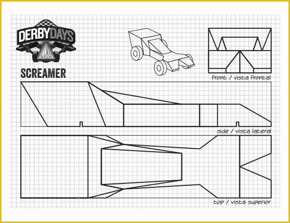Pdf Design Templates Free Of 21 Cool Pinewood Derby Templates – Free Sample Example