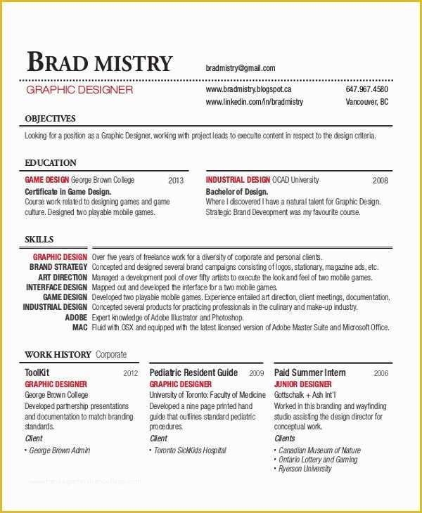 Pdf Resume Template Free Download Of 45 Download Resume Templates Pdf Doc