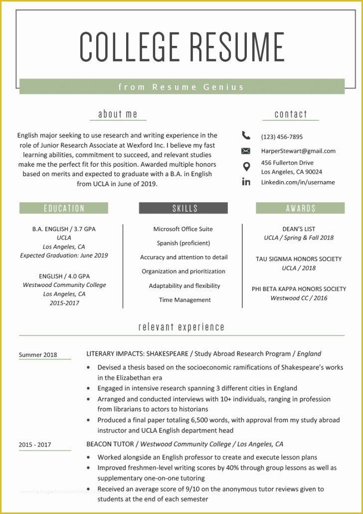 Pdf Resume Template Free Download Of Free Resume Template Examples for Kids Pdf Tag 43