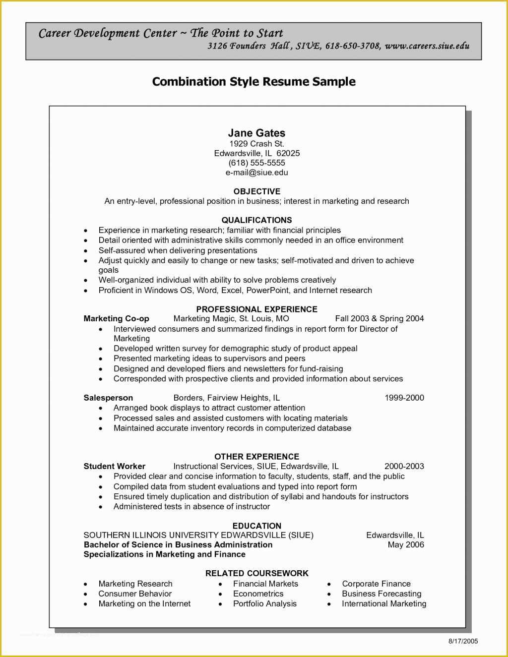 Pdf Resume Template Free Download Of Resume and Template Chronological format Resume Template