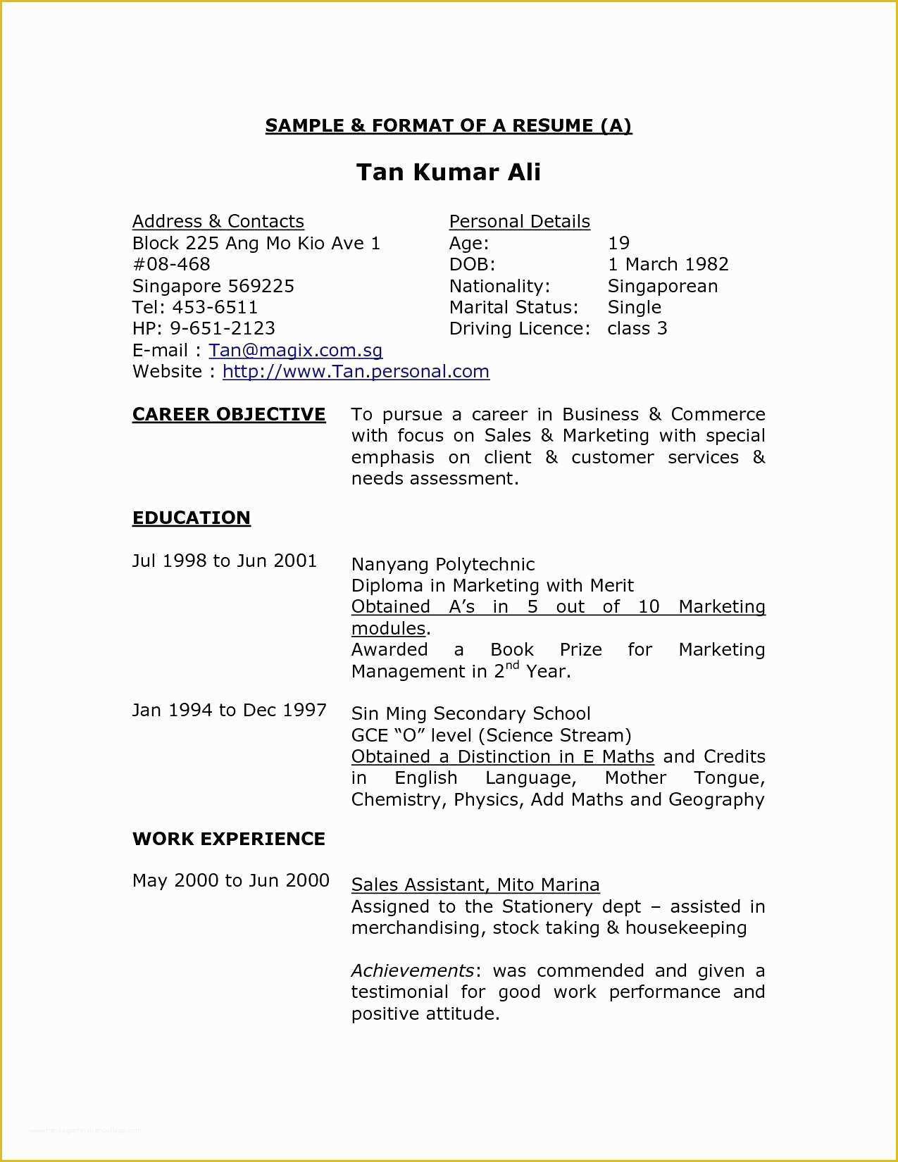 Pdf Resume Template Free Download Of Resume and Template Tremendous Free Resume Template