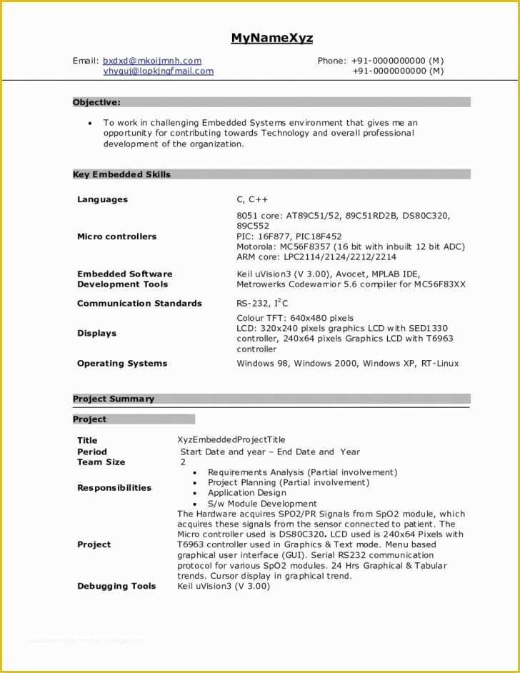 Pdf Resume Template Free Download Of Resume Pdf Tag Page 13 Outstanding Download Editable