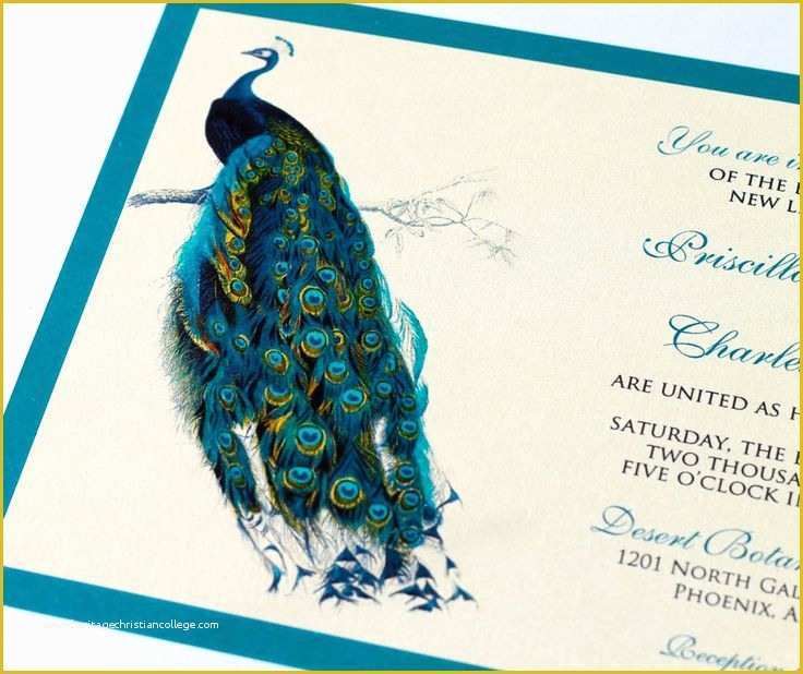 Peacock Invitations Template Free Of Peacock Wedding Invitations Peacock Wedding Invitations