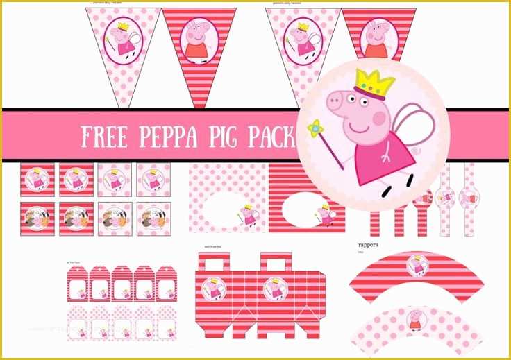Peppa Pig Birthday Invitation Free Template Of Free Princess Peppa Pig Printable Free Peppa Pig