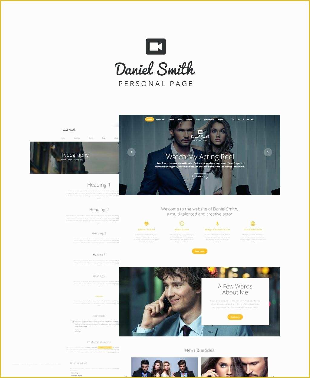 Personal Academic Website Templates Free Of Academic Personal Web Page Template Free Personal Profile