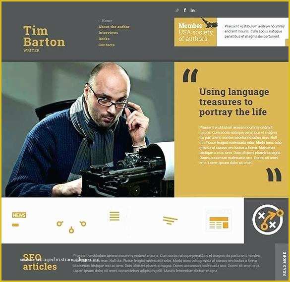 Personal Academic Website Templates Free Of Academic Personal Web Page Template Personal Portfolio