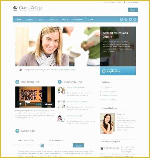 Personal Academic Website Templates Free Of Academic Website Template