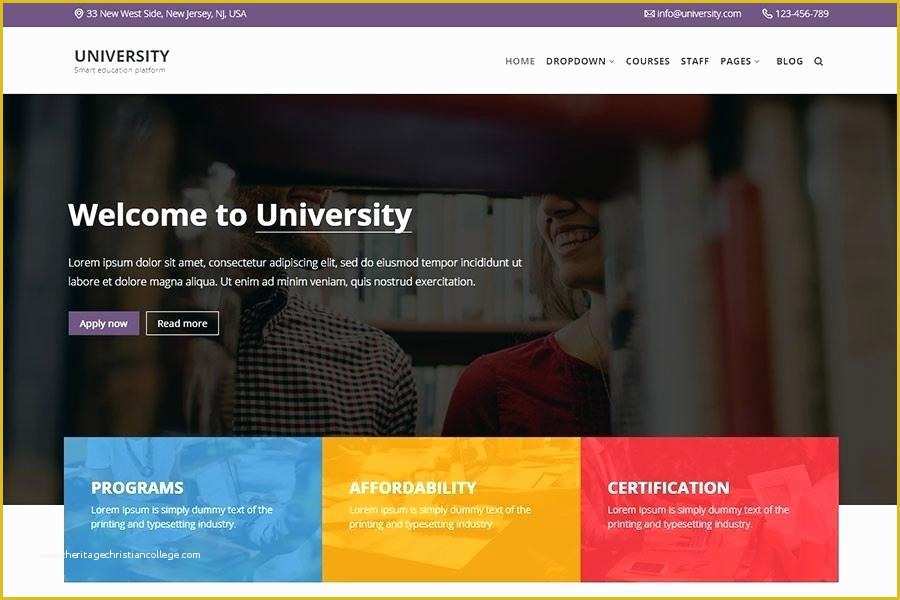 Personal Academic Website Templates Free Of University Bootstrap 4 Education Template Sass sources 7