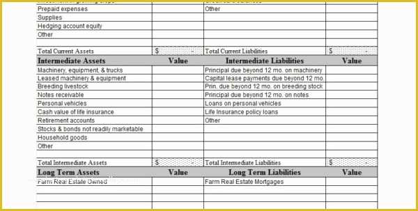 Personal Balance Sheet Template Excel Free Download Of 38 Free Balance Sheet Templates & Examples Template Lab In