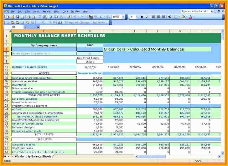 Personal Balance Sheet Template Excel Free Download Of assets and Liabilities Spreadsheet Template Fresh Personal