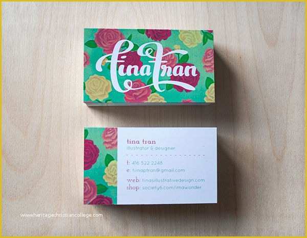 Personal Cards Templates Free Of 22 Examples Of Floral Business Cards Word Psd Ai