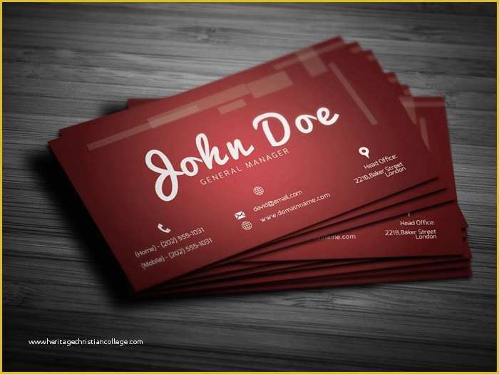 Personal Cards Templates Free Of 28 Personal Business Cards