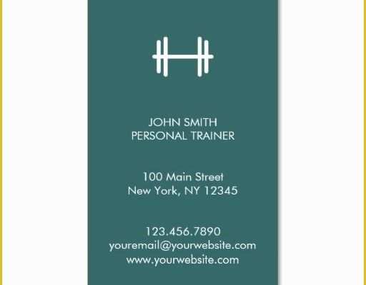 Personal Cards Templates Free Of 283 Best Images About Fitness Trainer Business Cards On