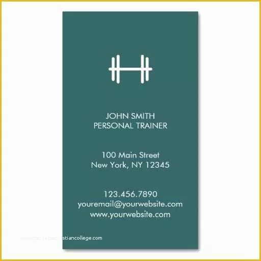 Personal Cards Templates Free Of 283 Best Images About Fitness Trainer Business Cards On