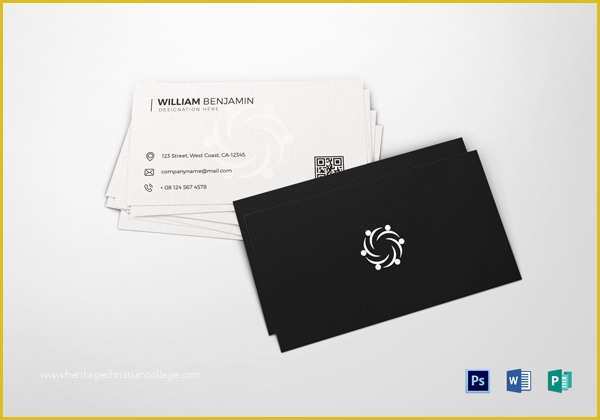 Personal Cards Templates Free Of 30 Minimalistic Business Card Designs Psd Templates