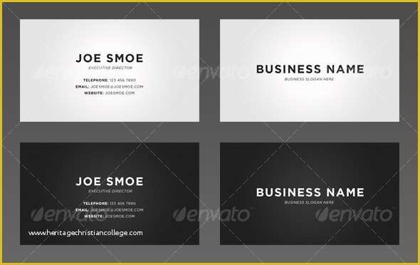 Personal Cards Templates Free Of 45 High Quality Personal Business Card Templates