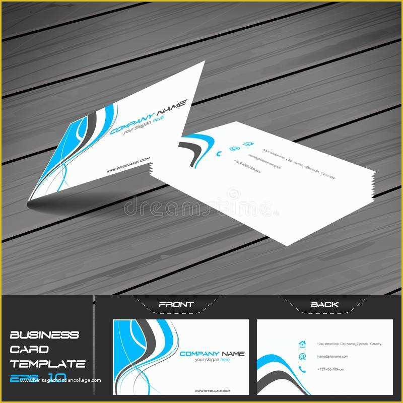 Personal Cards Templates Free Of Business Card Visiting Card Template Stock Vector
