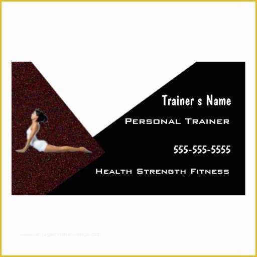Personal Cards Templates Free Of Personal Trainer Business Card Templates