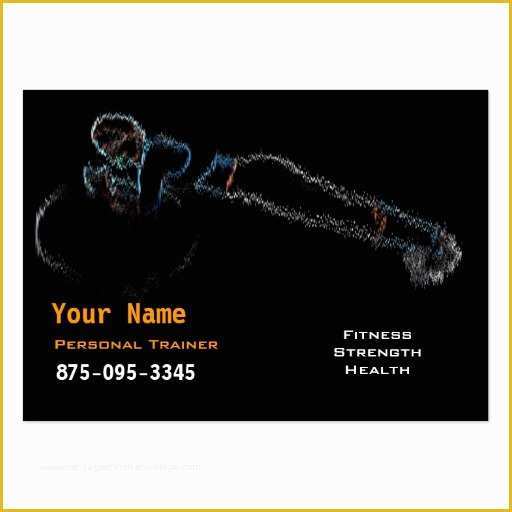 Personal Cards Templates Free Of Personal Trainer Business Card Templates