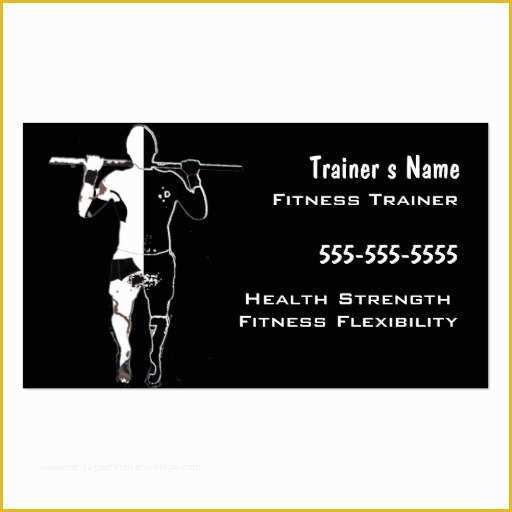 Personal Cards Templates Free Of Personal Trainer Business Card Templates