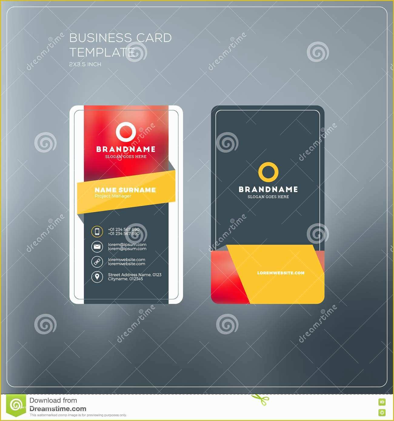 Personal Cards Templates Free Of Vertical Business Card Print Template Personal Business