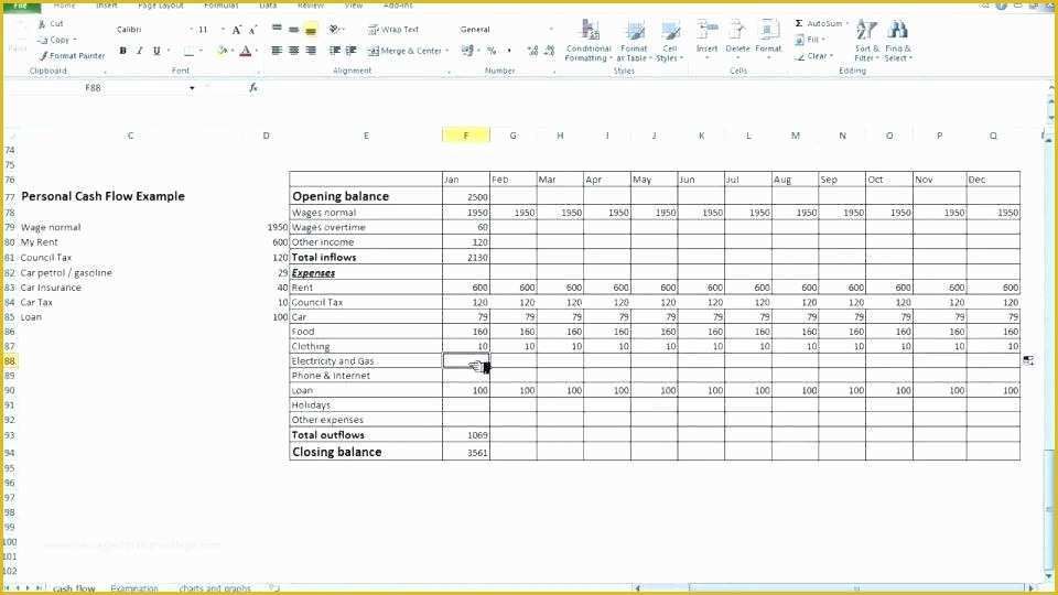 Personal Cash Flow Spreadsheet Template Free Of Personal Cash Flow Template Excel Personal Cash Flow