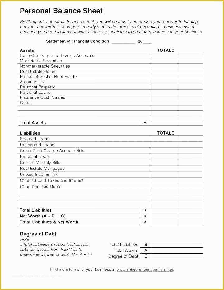 Personal Income Statement Template Free Of Free In E Statement Template Lovely In E and Expense
