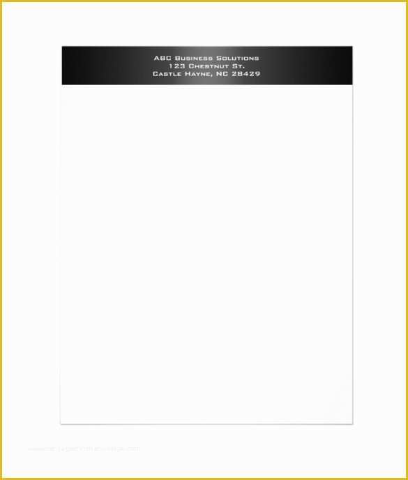 Personal Letterhead Templates Free Download Of 20 Business Letterhead Templates – Free Sample Example