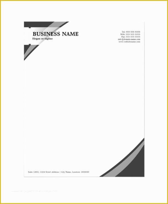 Personal Letterhead Templates Free Download Of 37 Professional Letterhead Templates Free Word Psd Ai