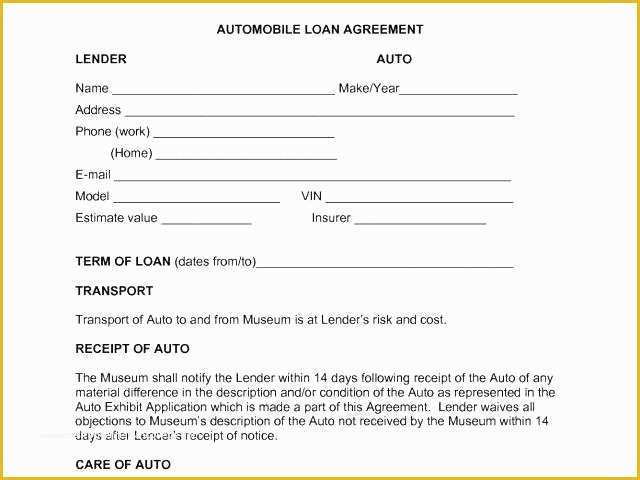 Personal Loan Agreement Template Free Download Of Lending Money Contract Template Free – Richtravelfo